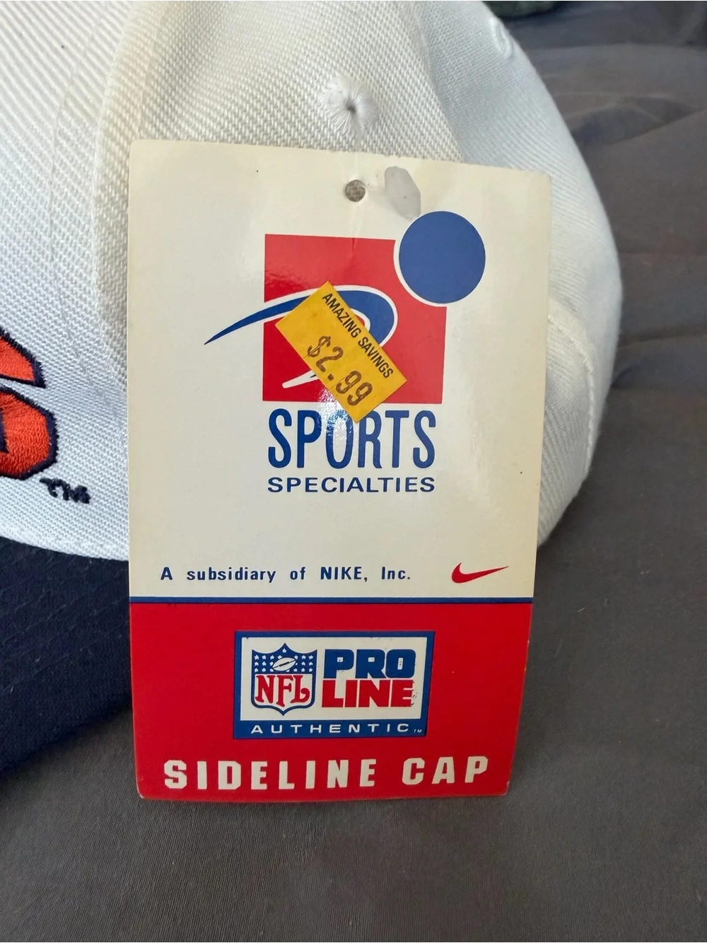 NEW Chicago Bears 90s Sports Specialties SHADOW snapback hat NFL Pro vtg NWT